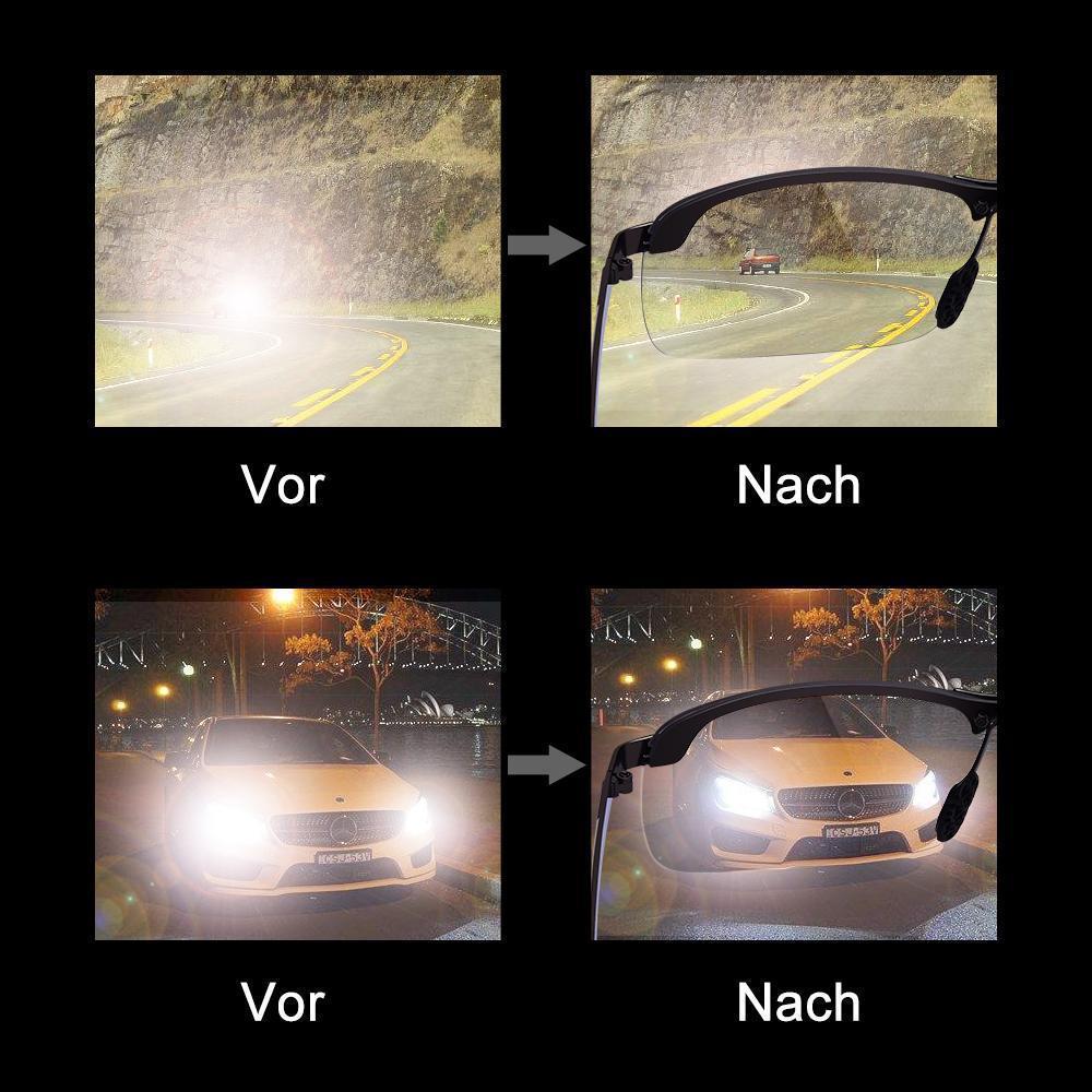 Adaptive Photochromic Polarized Sunglasses for Driving & Outdoor Sports – UV400 Protection