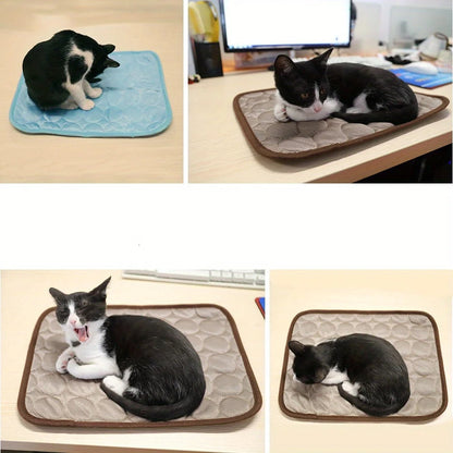 Tapis auto-refroidissant pour chiens et chats – Coussin d'été respirant pour un soulagement instantané de la chaleur