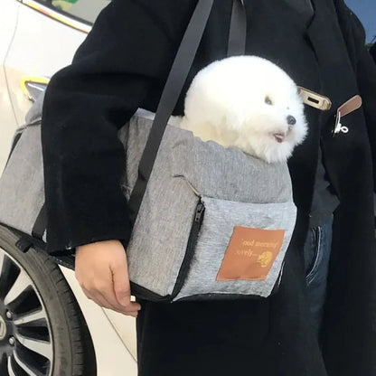 TravelBuddy | Siège pour animal de compagnie avec accoudoirs intégrés pour la sécurité et le confort