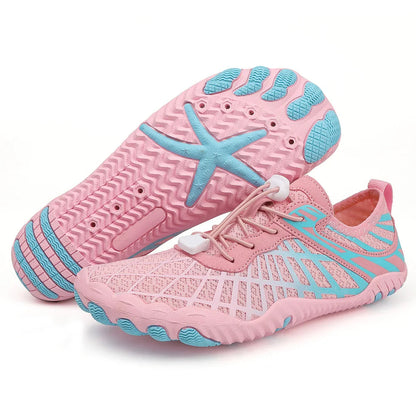 Quick-Dry Water Shoes with Non-Slip Rubber Sole for Beach, Pool & Water Sports | Unisex Lightweight Aqua Sneakers