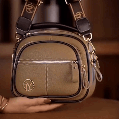 Sac à bandoulière quotidien Ortekor | Sac à main élégant en cuir PU avec cinq poches organisées | Léger et facile à nettoyer pour un usage quotidien sans effort