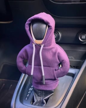 Mini Hoodie Gear Shift Cover – Playful Car Interior Accessory for Manual & Automatic Vehicles