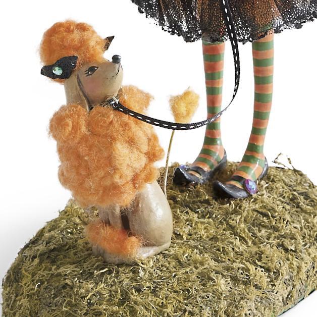 Handcrafted Resin Witch Figurine for Halloween Decor | Mystical Table Accent Sculpture | Gothic Home Centerpiece | Vintage Spooky