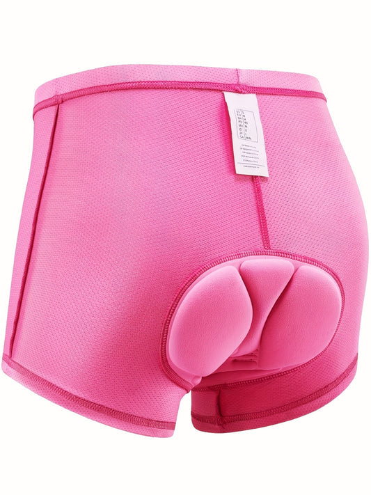 Cuissard de cyclisme rembourré pour femme avec coussinet en gel 4D – sous-vêtement de vélo respirant pour les longues distances, le cyclisme sur route et les activités en plein air