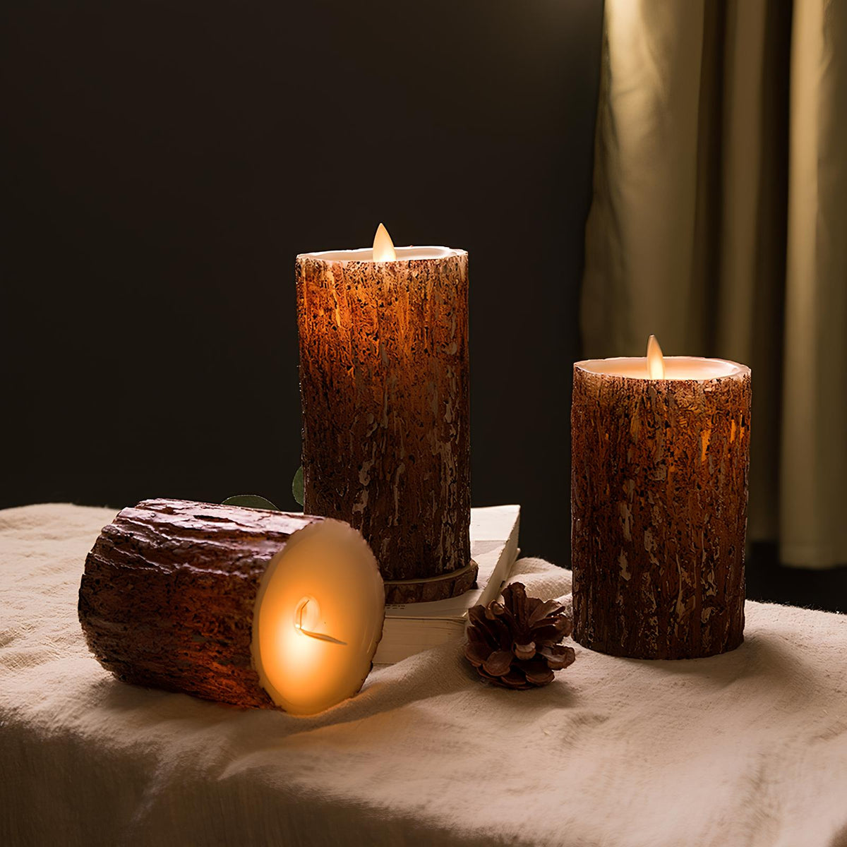 Flameless LED Candles with Realistic Flicker – Safe Battery-Operated Pillar Candles for Home Decor, Weddings, Dinners & Ambiance