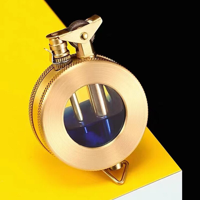 Vintage Metal Fuel Lighter with Classic Windproof Design for Everyday Use & Gifts