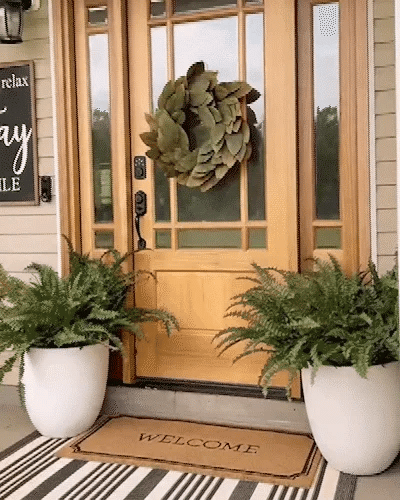 Artificial Boston Fern for Outdoor Use – UV-Resistant Patio Decoration