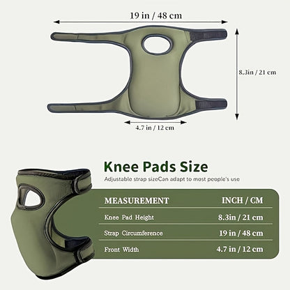 Ergonomic Knee Pads for Gardening & Home Projects – Cushioned Support with Adjustable Straps for Yard Work, Cleaning, Floor Tasks