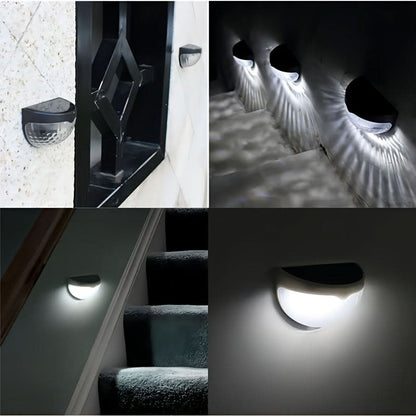 Lunaro - Solar LaceGlow Fence Wall Lights Set