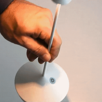 ClarityGlow | Lampe de table sans fil avec éclairage LED à intensité variable | Design moderne pour usage intérieur et extérieur