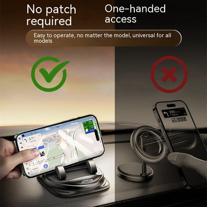 Support de téléphone pour tableau de bord, support de téléphone en silicone pour voiture, support antidérapant avec rotation à 360°, accessoires de voiture