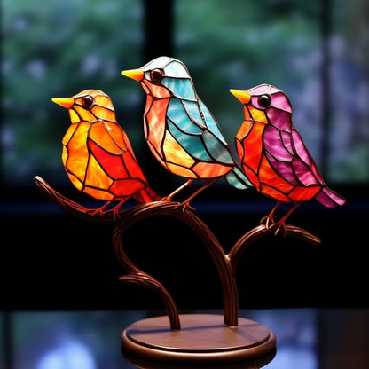 Metal Bird Figurine Set for Shelves & Tables – Nature-Inspired Home Accent, Multiple Sizes Available
