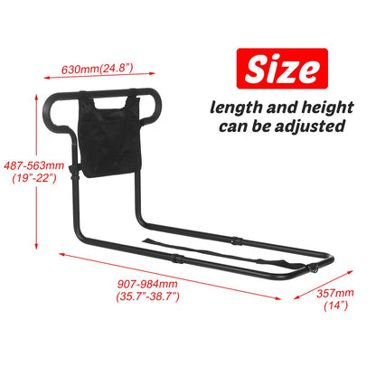 Comfort Guard | Bed Safety Rail for Seniors with Storage Pouch | Enhanced Support for Independence