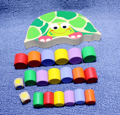 Jeu d'empilage de tortues pour tout-petits – Blocs d'équilibre en bois pour la coordination œil-main et la motricité fine, 3 ans et plus