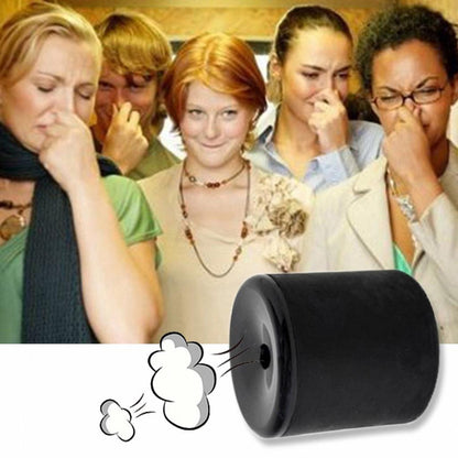 Joke Noise Maker Pocket Prank Device Hand-Pressed Gag Toy for Parties Adults Kids Black Rubber