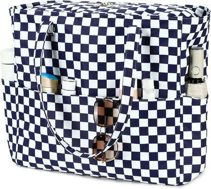 Évasion côtière | Très grand sac de plage imperméable avec compartiment humide | Bagage à main élégant pour les escapades du week-end