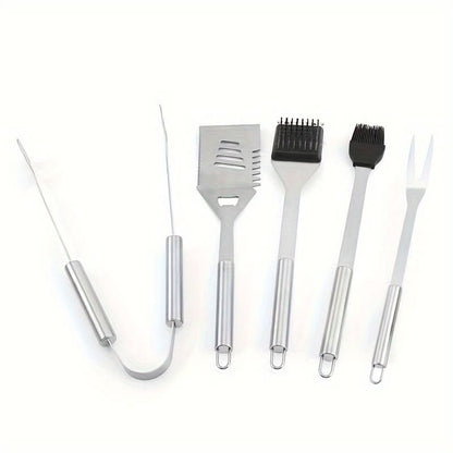 GRILLMASTER – Ensemble d’ustensiles de barbecue en acier inoxydable avec mallette de transport