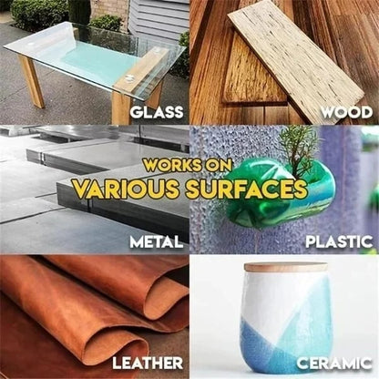 Industrial-Strength Instant Adhesive for Metal, Wood, Plastic, Rubber & Glass – Multi-Surface Repair Glue for DIY Projects, Household