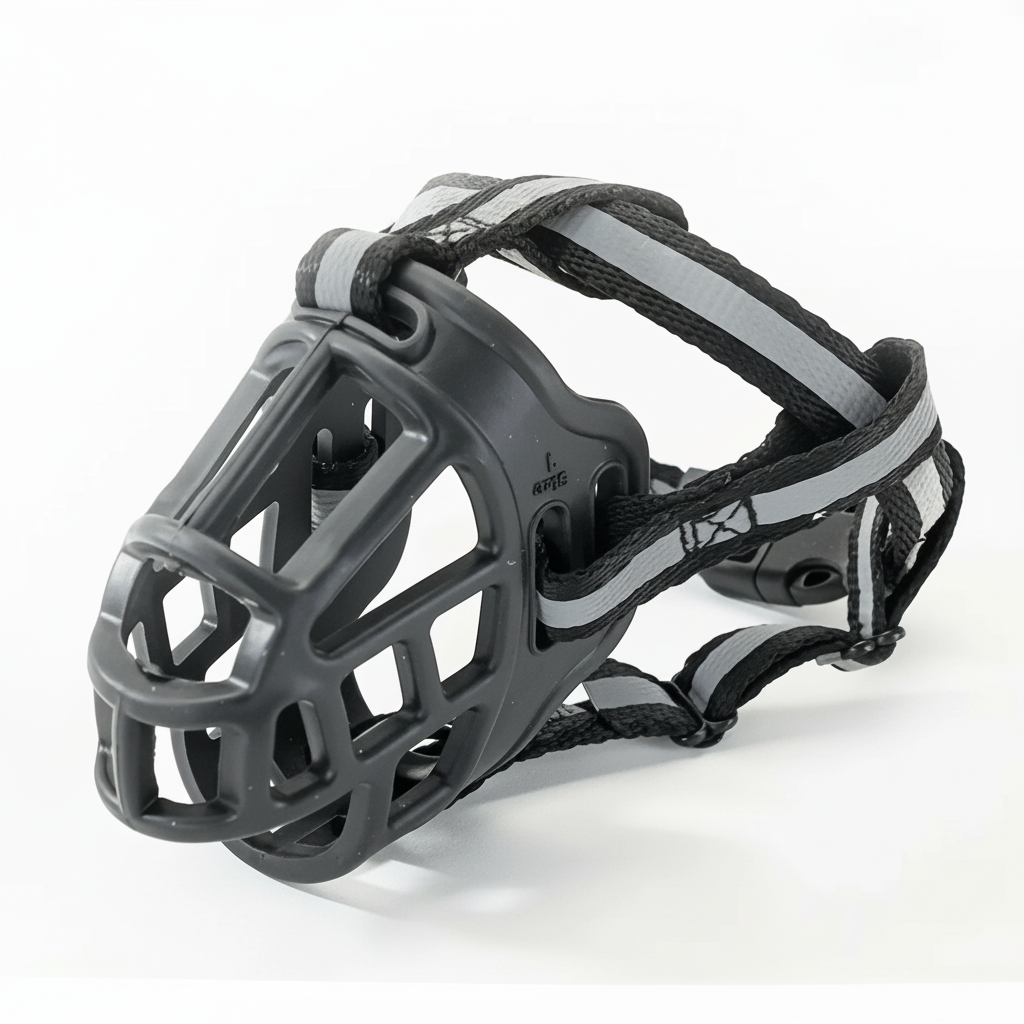 Mesh Dog Muzzle for Training & Safety | Adjustable Fit for Small to Large Breeds | Anti-Bite & Bark Control | Pet Safety Accessory