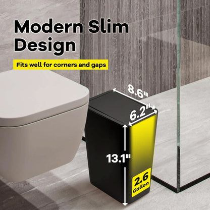 PRESSLUX – Slim Press Top Trash Can 10L