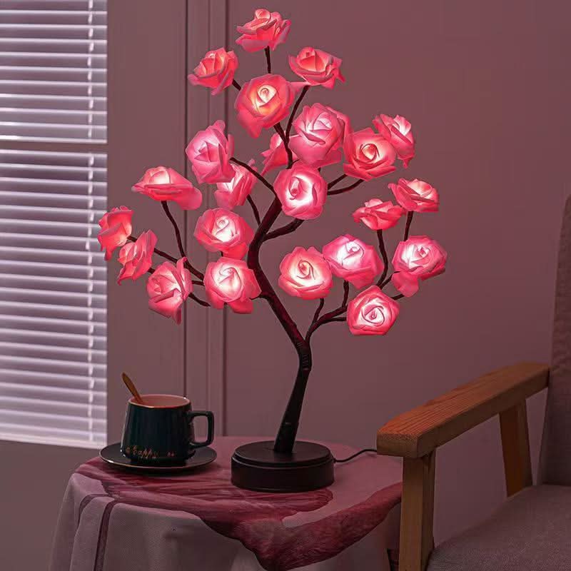 ROSEGLOW – Veilleuse florale pour un éclairage décoratif élégant