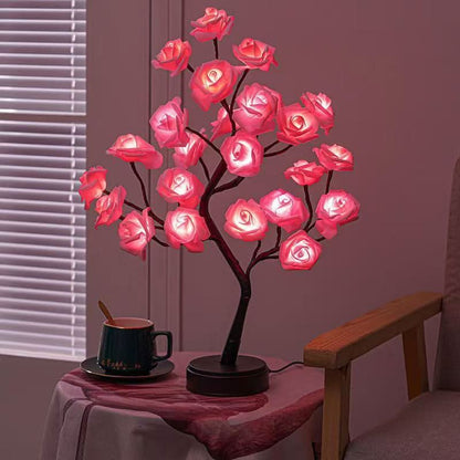 ROSEGLOW – Veilleuse florale pour un éclairage décoratif élégant