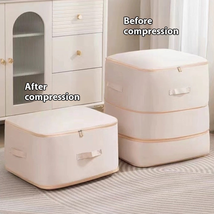Space-Saver Vacuum Seal Bags for Comforters Blankets Clothes Closet Storage Organizer Pack Waterproof Stackable Seasonal Bedding Protection