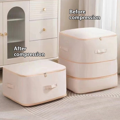 Space-Saver Vacuum Seal Bags for Comforters Blankets Clothes Closet Storage Organizer Pack Waterproof Stackable Seasonal Bedding Protection