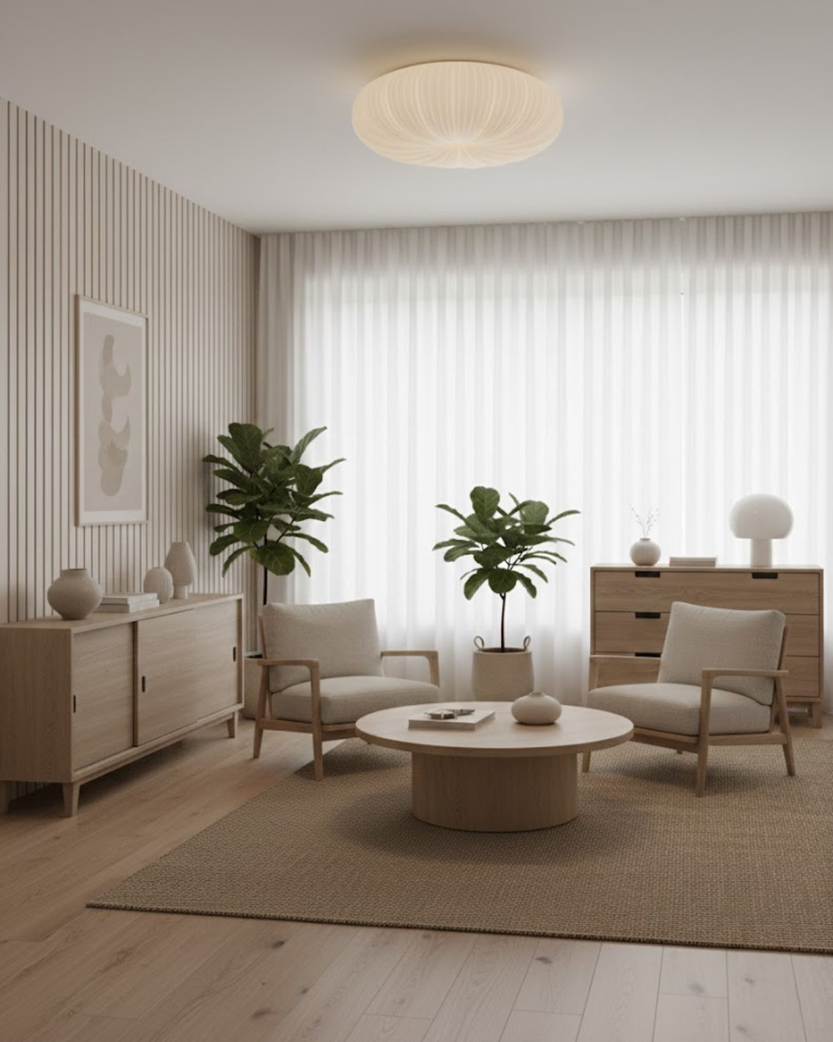 Plafonnier encastré rond minimaliste à température de couleur réglable pour salon et chambre