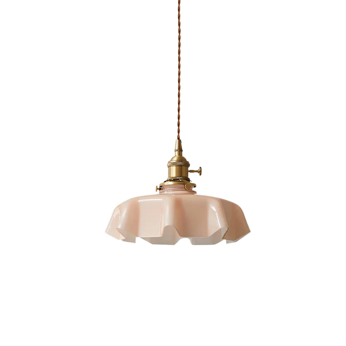 Hanging Ceiling Light Fixture Textured Dome Shade White Beige Pink Blue for Kitchen Island Dining Room Adjustable Height Indoor Pendant Lamp