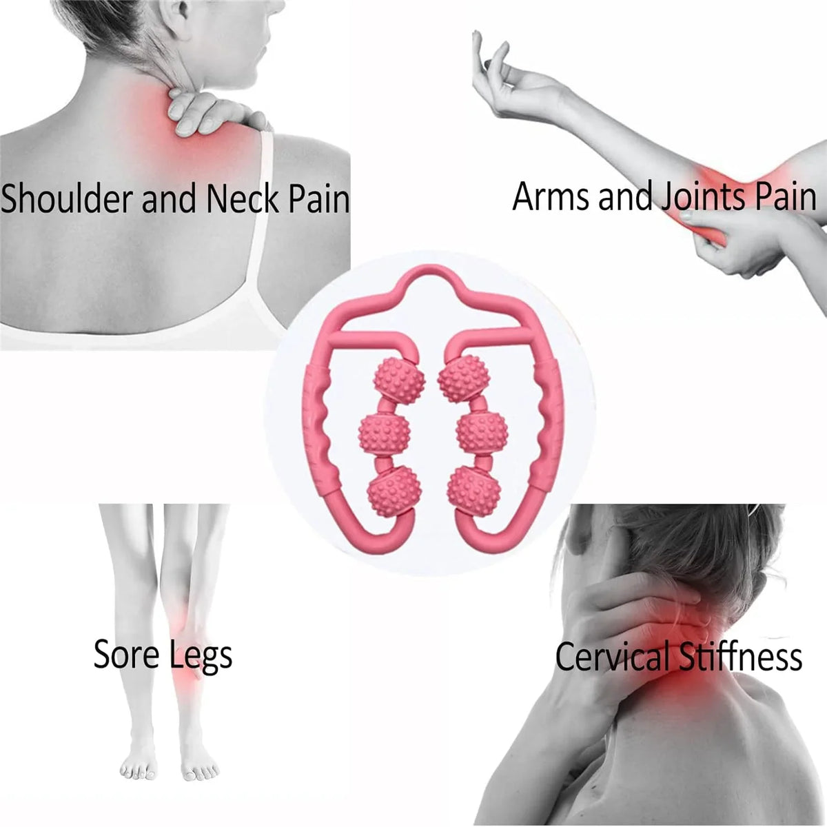 Massage Cups Silicone Deep-Tissue Arms & Legs