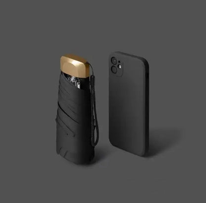 Pocket Umbrella with UV Protection – Compact Travel-Size Sun & Rain Shield for Everyday Carry