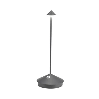 Lampe d'accentuation LED sans fil, 30 cm de haut, rechargeable sur batterie, intensité réglable, lumière chaude, structure en métal, pour patio, salle à manger ou table de chevet