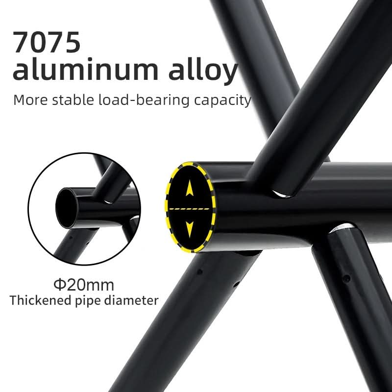 TREKSEAT – Portable Aluminum Folding Camping Stool