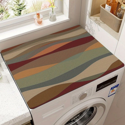 Microfiber Appliance Protection Mat – Non-Slip Countertop Cover for Kitchen & Laundry – Noise-Reducing Pad for Refrigerator Microwave