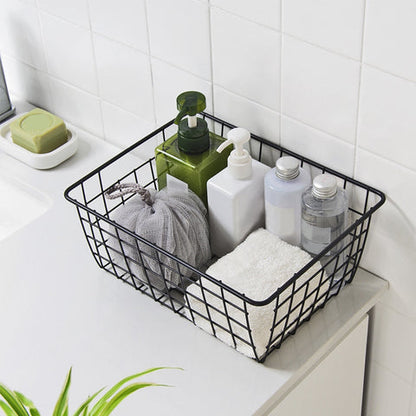 Panier de rangement Daxon - Fer durable, design compact