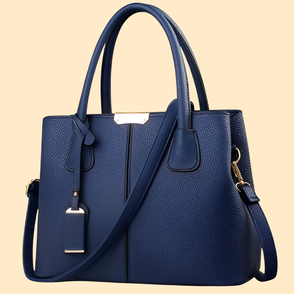 Elegant Tote Bag | Pebbled Leather Handbag with Adjustable Strap | Versatile Design for Everyday Use