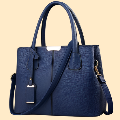 Elegant Tote Bag | Pebbled Leather Handbag with Adjustable Strap | Versatile Design for Everyday Use