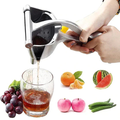Manual Citrus Press for Lemons, Limes & Oranges – Portable Hand-Operated Fruit Juicer for Fresh Juice at Home, Travel & Outdoors