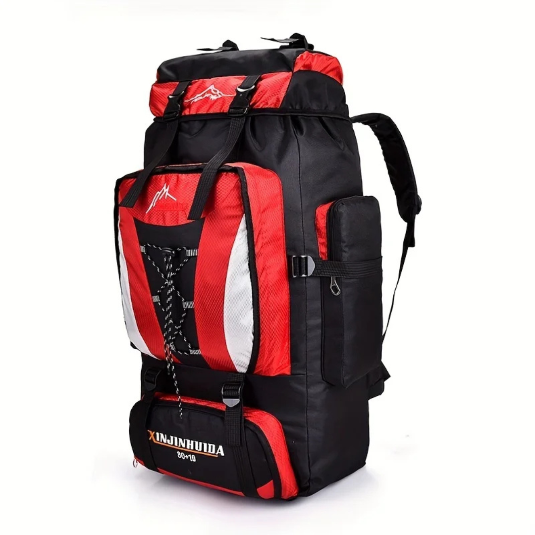 80L Hiking Backpack for Multi-Day Trips – Water-Resistant Trekking Pack with Breathable Support & Quick-Access Pockets for Camping