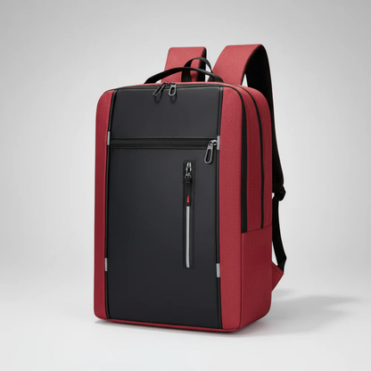 Water-Resistant Laptop Backpack with USB Charging Port for Work & Travel | Business Commuter Daypack with Padded 15.6-Inch Computer Sleeve