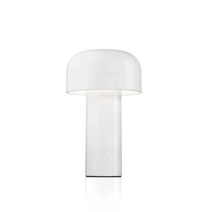 Cordless Mushroom Table Lamp with Touch Dimmer & USB-C Rechargeable Battery for Bedroom, Desk & Outdoor