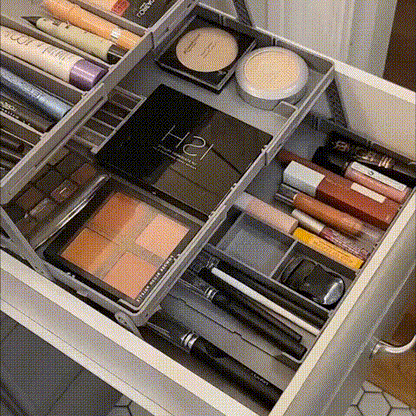 Versatile 3-Tier Drawer Organizer with Adjustable Dividers | Space-Saving Solution for Clutter-Free Living