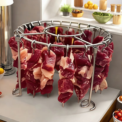 GRILLTOWER – Stainless Steel Vertical Skewer Rack Set