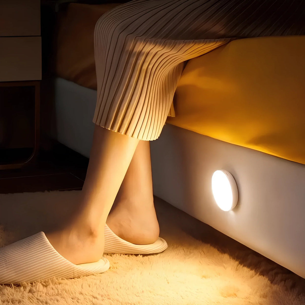 Smart Motion Sensor LED Light | USB Rechargeable & Magnetic Design for Easy Installation