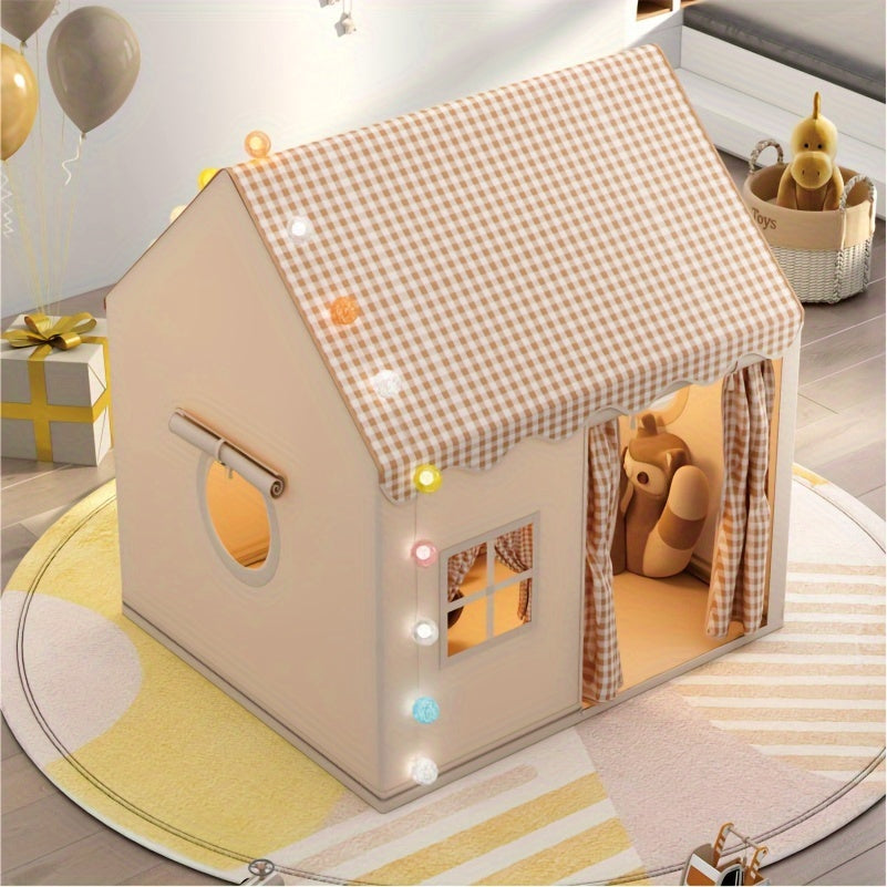 Kids Fort Tent for Bedroom & Playroom | Portable Pop-Up Play House 51 x 47 x 39 Inches | Cozy Indoor Hideout & Private Den for Toddlers