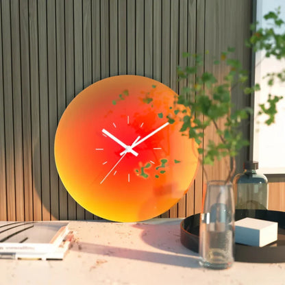Wall Clock Silent Quartz Scratch-Resistant Glass 11.8 Inch