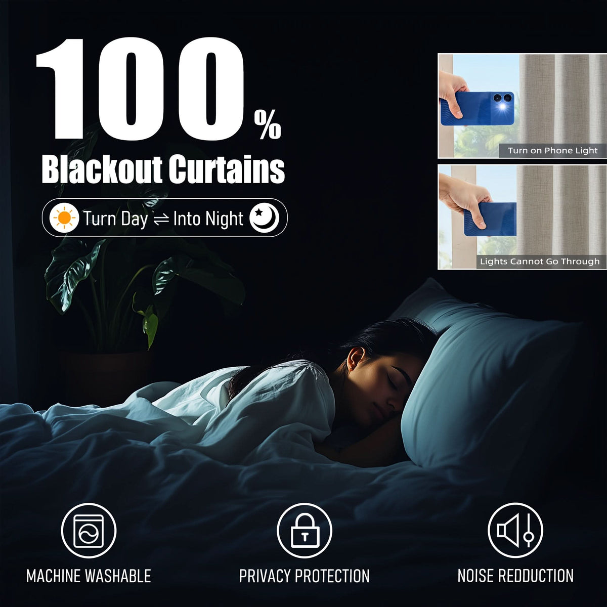 BURLAPLIVA – Blackout Textured Curtains for Elegant Living Rooms