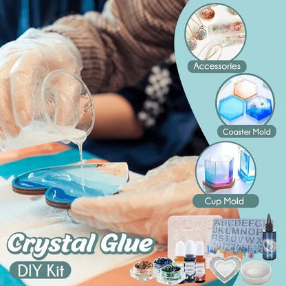 Kit de moules à bijoux, silicone non toxique, pigments perlés, 83 pièces