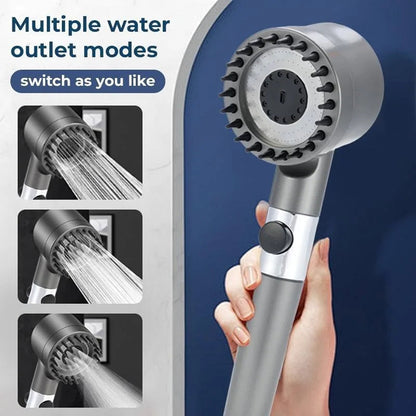 Pommeau de douche à filtration d'eau haute pression pour des cheveux et une peau en meilleure santé | S'adapte aux douches standards